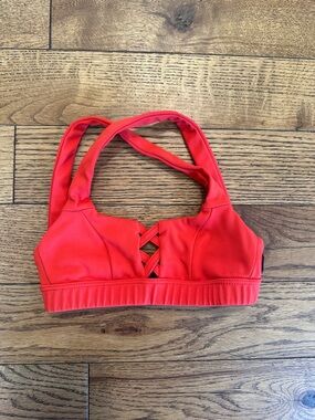 Red Strappy Five Dancewear top!